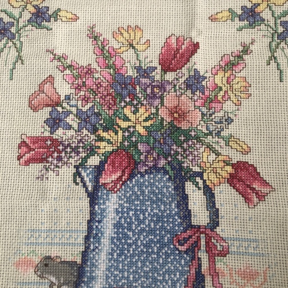 Vintage/ RetroEmbroidered hand stitched picture - Picture 2 of 3